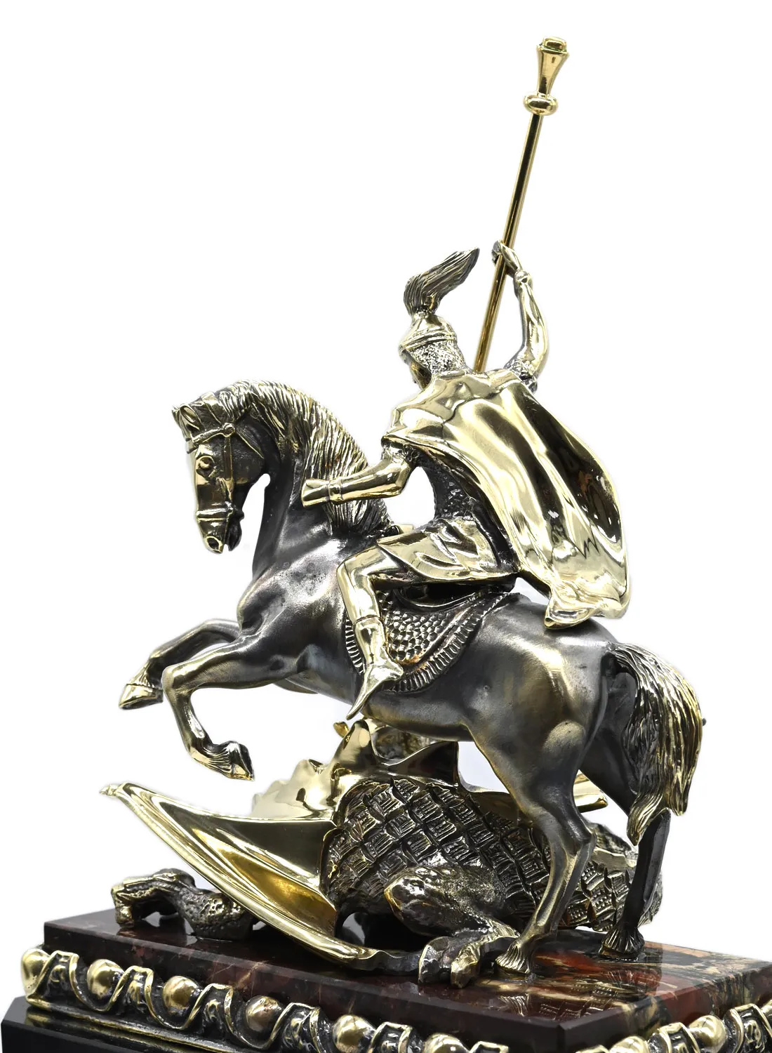 Каминные часы "Георгий Победоносец"